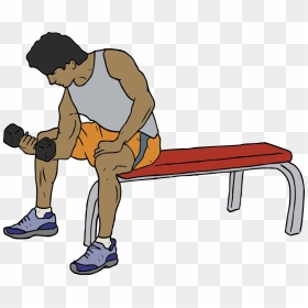 Dumbell Lifter - Go To Gym Clipart, HD Png Download - dumbell png