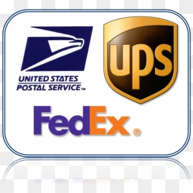 Transparent Fedex Clipart - Ups Usps And Fedex, HD Png Download - usps logo png