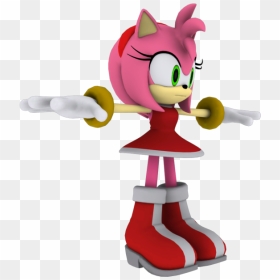Download Zip Archive - Amy Rose 3d Model, HD Png Download - amy rose png