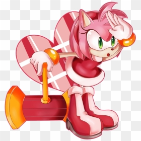 Amy Rose Images I Wonder Sonic Is Hd Wallpaper And - Sonic Con Amy Rose, HD Png Download - amy rose png