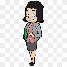 Cartoon, HD Png Download - business woman png