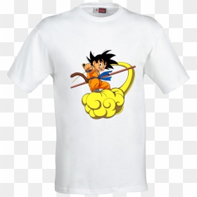 Kid Goku On Nimbus - Dragon Ball Png, Transparent Png - kid goku png