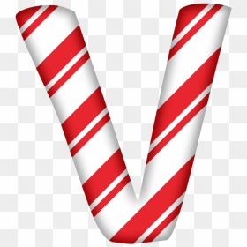 Фотки Letter V, Letters And Numbers, Candy Cane, Yandex - Candy Cane Letter V, HD Png Download - candy canes png