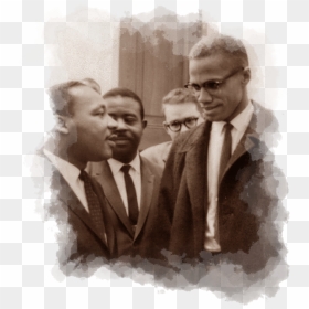Martin Luther King Jr - Malcolm X Martin Luther King, HD Png Download - martin luther king jr png
