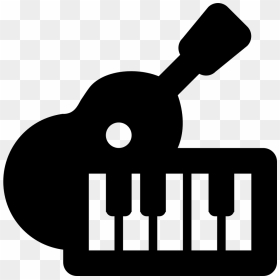 Spanish Guitar And Keyboard - Piano And Guitar Icon, HD Png Download - spanish png