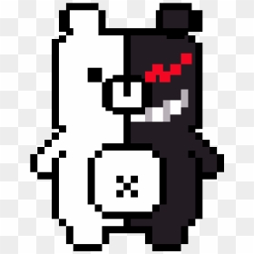 Monokuma From Danganronpa - Monokuma Danganronpa Pixel Art, HD Png Download - monokuma png