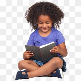 Disabled Black History - Black Child With Book, HD Png Download - reading png