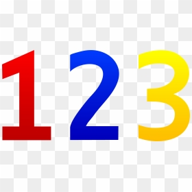 7 Clipart Number - 123 Clipart, HD Png Download - number one png