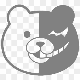 0 Replies 0 Retweets 1 Like - Monokuma Face Png, Transparent Png - monokuma png