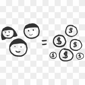 Happy People Reduce Costs And Increase Revenue - Cartoon, HD Png Download - happy people png