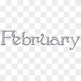 February 2016 - Skyfall - February Word Art Png, Transparent Png - february png