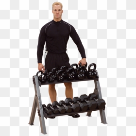 Body Solid Kettlebell Rack, HD Png Download - dumbell png
