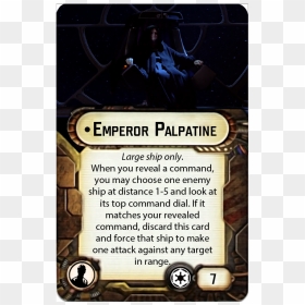 Palpatine - Star Wars Armada Palpatine, HD Png Download - emperor palpatine png