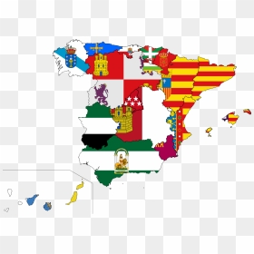 Madrid, Spain - Spain Flag Map, HD Png Download - spanish png