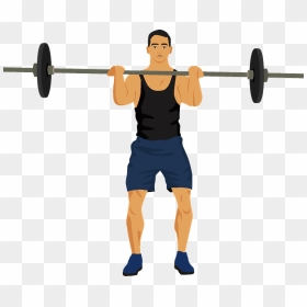 Barbell Workout Clipart - Barbell, HD Png Download - workout png