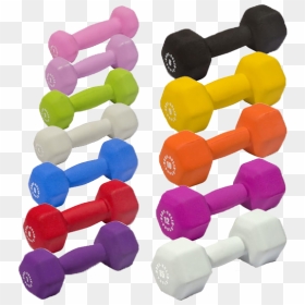 Set Of 10 Lbs Dumbbells, HD Png Download - dumbell png