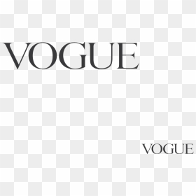 Elegant, Modern, Interior Logo Design For Vogue / Yas - Black-and-white, HD Png Download - vogue logo png