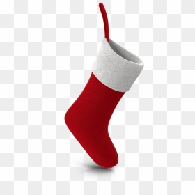Christmas Stocking Sock - Transparent Background Christmas Stocking, HD Png Download - stocking png