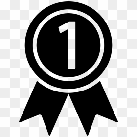 Medal On A Ribbon For Number One - Number One Icon Png, Transparent Png - number one png