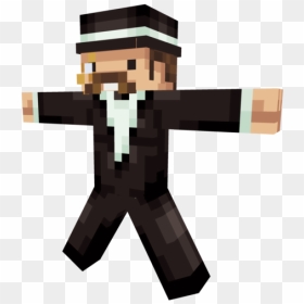 Minecraft Mustache Skin, HD Png Download - minecraft bow png