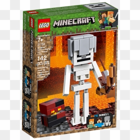 Lego Minecraft Skeleton Bigfig, HD Png Download - minecraft bow png