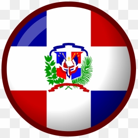 Club Penguin Rewritten Wiki - Dominican Republic Flag Simple, HD Png Download - dominican flag png