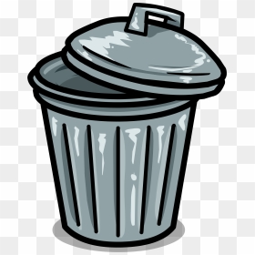 Trashcan Trash Can Clipart Png- - Garbage Can Clipart Png, Transparent Png - trash bin png
