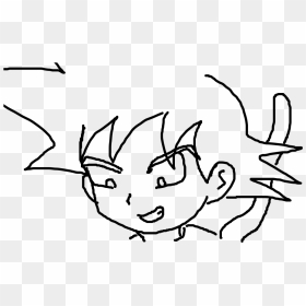 Kid Goku , Png Download - Line Art, Transparent Png - kid goku png