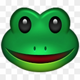 Swallow The Frog - Iphone Frog Emoji, HD Png Download - wet emoji png