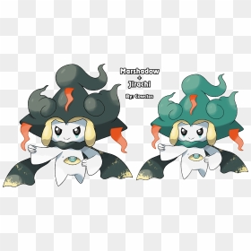 Cow Clipart Shadow - Marshadow Pixel Art, HD Png Download - jirachi png