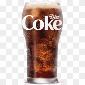 Pint Of Diet Coke In A Glass, HD Png Download - diet coke png
