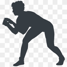 Athlete , Png Download - Wrestling Silhouette Half Png, Transparent Png - athlete png