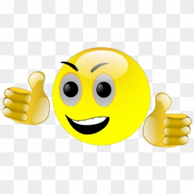 Thumbs Up Smiley, HD Png Download - thumbs down emoji png