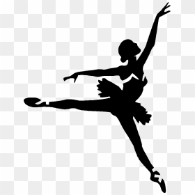 Black And White Ballerina Png , Png Download - Stencil Ballerina, Transparent Png - ballerina png