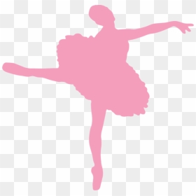 Ballet Dancer Silhouette Ballet Shoe - Pink Ballet Dancer Silhouette, HD Png Download - ballerina png