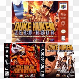 Those Other Duke Nukem Games Anonymous Fri Sep - Duke Nukem Land Of Babe Ps1 Rom, HD Png Download - n64 png