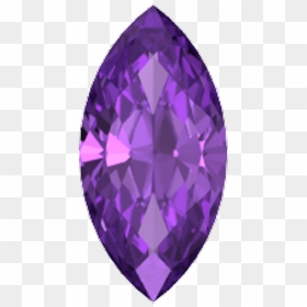 Gemstone Crystal Purple Diamond Aesthetic Freetoedit - Marquise Gem Png, Transparent Png - amethyst png