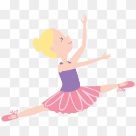 Transparent Ballet Shoes Png - Ballerina Leap Clip Art, Png Download - ballerina png