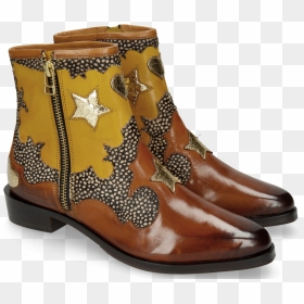 Ankle Boots Marlin 12 Wood Hairon Halftone Mogano Yellow - Rain Boot, HD Png Download - halftone png