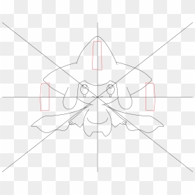 How To Draw Pokemon Jirachi Step - Drawing, HD Png Download - jirachi png