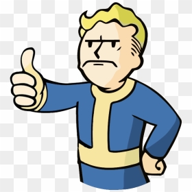 Svg Download This Entire Subreddit If Fallout - Vault Boy Transparent, HD Png Download - thumbs down emoji png