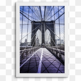 City Prints, HD Png Download - brooklyn bridge png