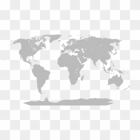 Maps Vector Global - Blank Large World Map, HD Png Download - world map vector png
