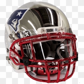 New England Patriots Chrome Plated Football Helmet - Face Mask, HD Png Download - new england patriots png