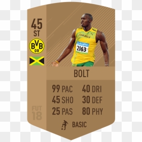 Athlete , Png Download - Usain Bolt Fifa Card, Transparent Png - athlete png