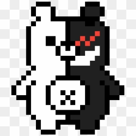 Monokuma Pixel Art, HD Png Download - monokuma png