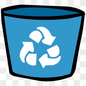 Club Penguin Rewritten Wiki - Recycling Bin Clipart, HD Png Download - trash bin png