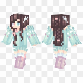 Girl Dio Minecraft Skin, HD Png Download - minecraft bow png