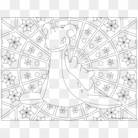 131 Lapras Pokemon Coloring Page Â - Detailed Pokemon Coloring Pages, HD Png Download - lapras png