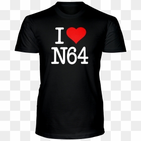 I Love N64 - Active Shirt, HD Png Download - n64 png